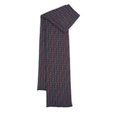 Fendi Wool Zucca FF Logo Print Pre-Owned Scarf