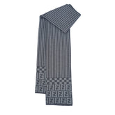 Fendi Wool FF Logo Print Pre-Owned Scarf