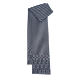 Fendi Wool FF Logo Print Pre-Owned Scarf