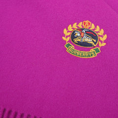 Burberry Lambswool Plain Pre-Loved Scarf