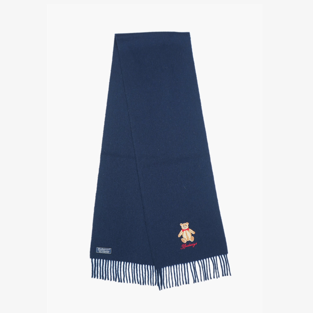 Burberrys Lambswool Plain Pre-Loved Scarf