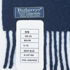Burberrys Lambswool Plain Pre-Loved Scarf