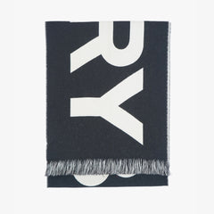 Burberry Wool Logo Print Pre-Loved Scarf