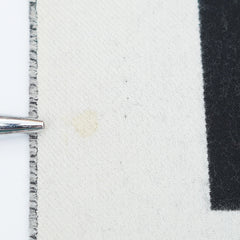 Burberry Wool Logo Print Pre-Loved Scarf