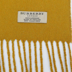 Burberry Cashmere Plain Pre-Loved Scarf