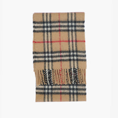 Burberry Lambswool Plaid Print Pre-Loved Scarf