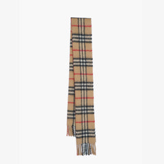 Burberry Lambswool Plaid Print Pre-Loved Scarf