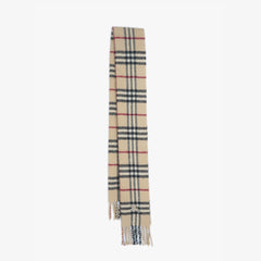 Burberry Lambswool Plaid Print Pre-Loved Scarf