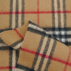 Burberrys Lambswool Plaid Print Pre-Loved Scarf