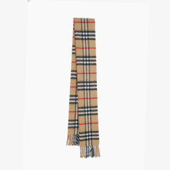 Burberrys Lambswool Plaid Print Pre-Loved Scarf