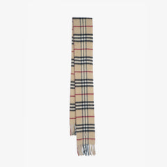 Burberry Merino Wool Plaid Print Pre-Loved Scarf