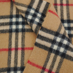 Burberrys Lambswool Plaid Print Pre-Loved Scarf