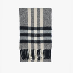 Burberrys Wool Plaid Print Pre-Loved Scarf