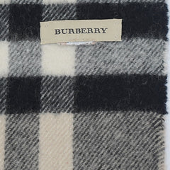 Burberrys Wool Plaid Print Pre-Loved Scarf