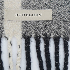 Burberry Wool Plaid Print Pre-Loved Scarf