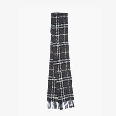 Burberry Wool Plaid Print Pre-Loved Scarf