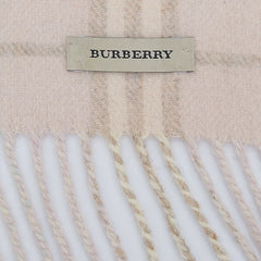 Burberry Wool Plaid Print Pre-Loved Scarf