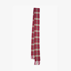 Burberry Wool Plaid Print Pre-Loved Scarf