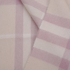 Burberry Cashmere Plaid Print Pre-Loved Scarf