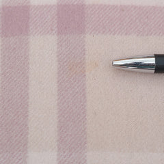 Burberry Cashmere Plaid Print Pre-Loved Scarf