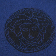 Versace Wool Monogram Printed Pre-Owned Scarf