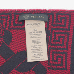 Versace Wool Printed Pre-Owned Scarf