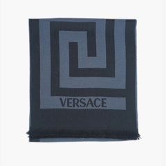 Versace Wool Printed Pre-Owned Scarf