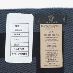 Versace Wool Printed Pre-Owned Scarf