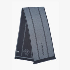 Versace Wool Printed Pre-Owned Scarf