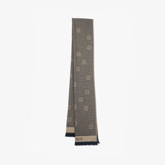 Versace Wool Graphic Print Pre-Owned Scarf