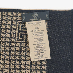 Versace Wool Graphic Print Pre-Owned Scarf