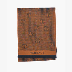 Versace Wool Printed Pre-Owned Scarf