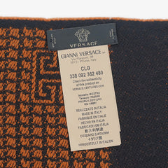 Versace Wool Printed Pre-Owned Scarf