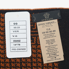 Versace Wool Printed Pre-Owned Scarf
