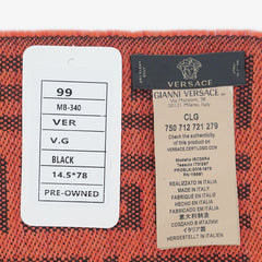 Versace Wool Medusa Insignia Pre-Owned Scarf