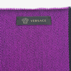Versace Wool Graphic Print Pre-Owned Scarf