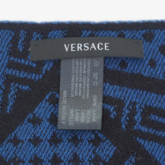 Versace Wool Graphic Print Pre-Owned Scarf