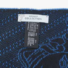 Versace Wool Signature Logo Pre-Owned Scarf