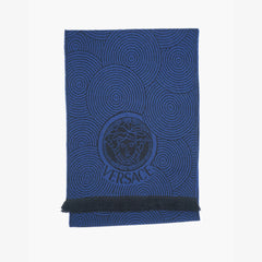 Versace Wool Signature Logo Pre-Owned Scarf
