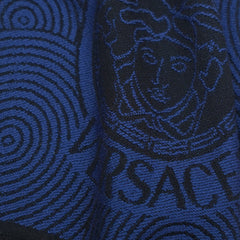 Versace Wool Signature Logo Pre-Owned Scarf