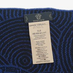 Versace Wool Signature Logo Pre-Owned Scarf