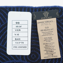 Versace Wool Signature Logo Pre-Owned Scarf