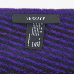 Versace Wool Graphic Print Pre-Owned Scarf