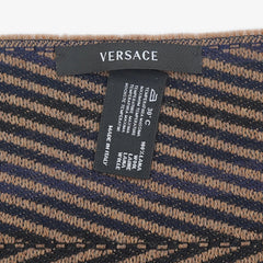 Versace Wool Graphic Print Pre-Owned Scarf