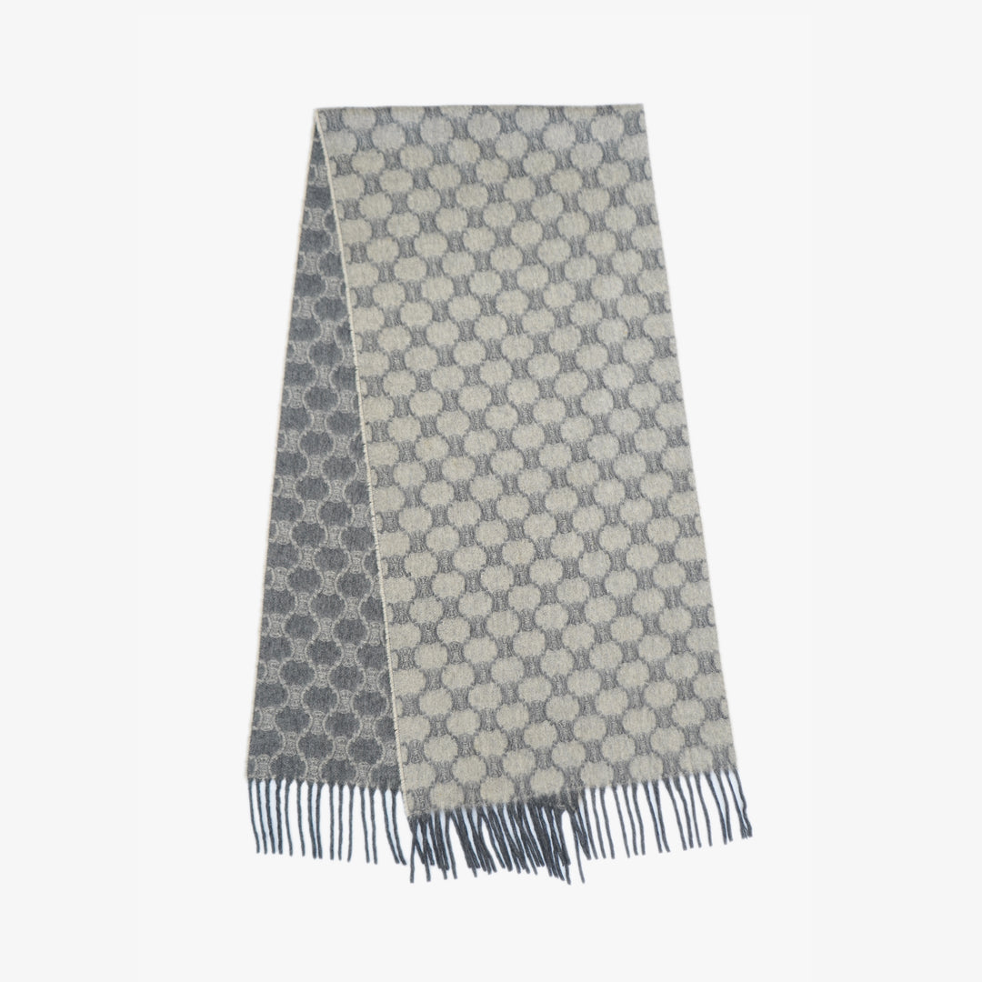 Celine Cashmere Monogram Pre-Loved Scarf