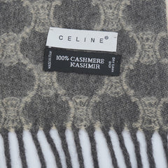 Celine Cashmere Monogram Pre-Loved Scarf