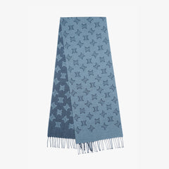 Celine Wool Monogram Pre-Loved Scarf
