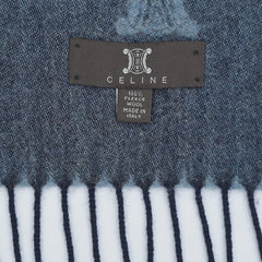 Celine Wool Monogram Pre-Loved Scarf