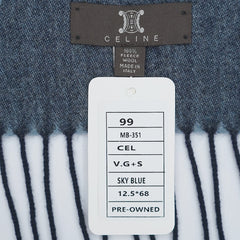Celine Wool Monogram Pre-Loved Scarf