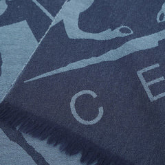 Celine Wool Monogram Pre-Loved Scarf